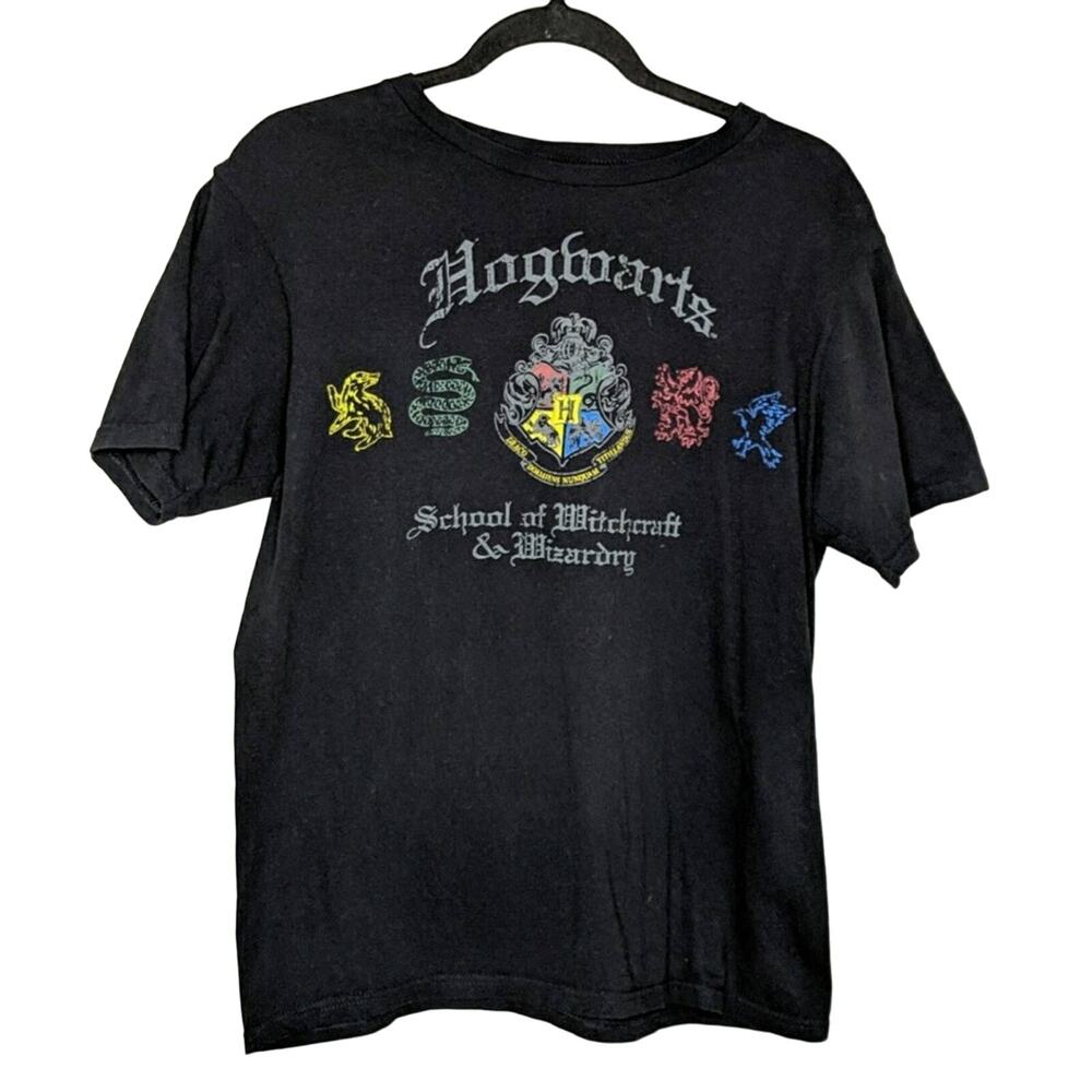Harry Potter Hogwarts School Tee - M - GUC